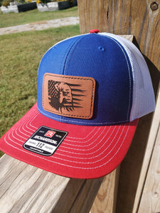 Eagle Distressed Flag Hat