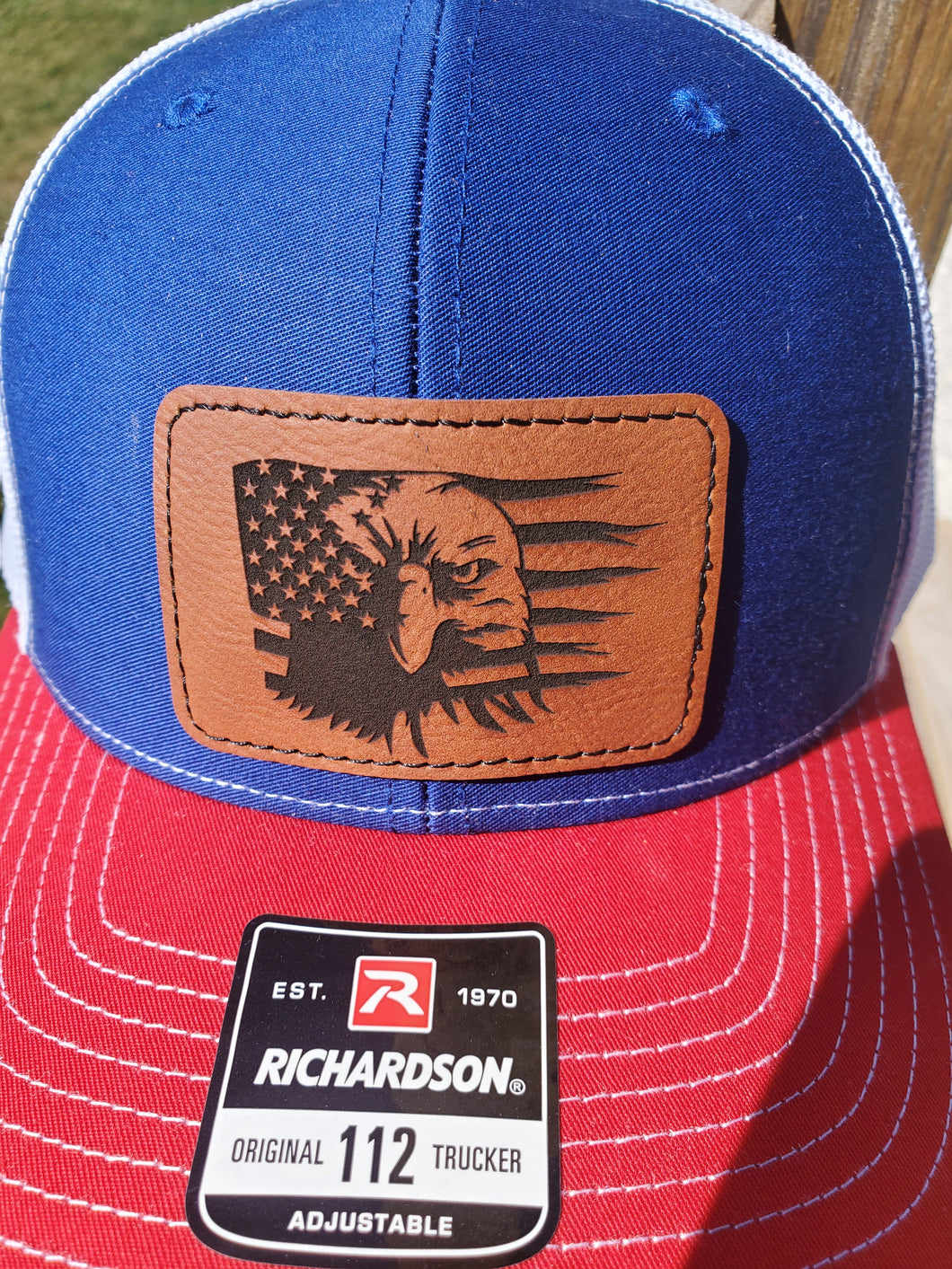 Eagle Distressed Flag Hat