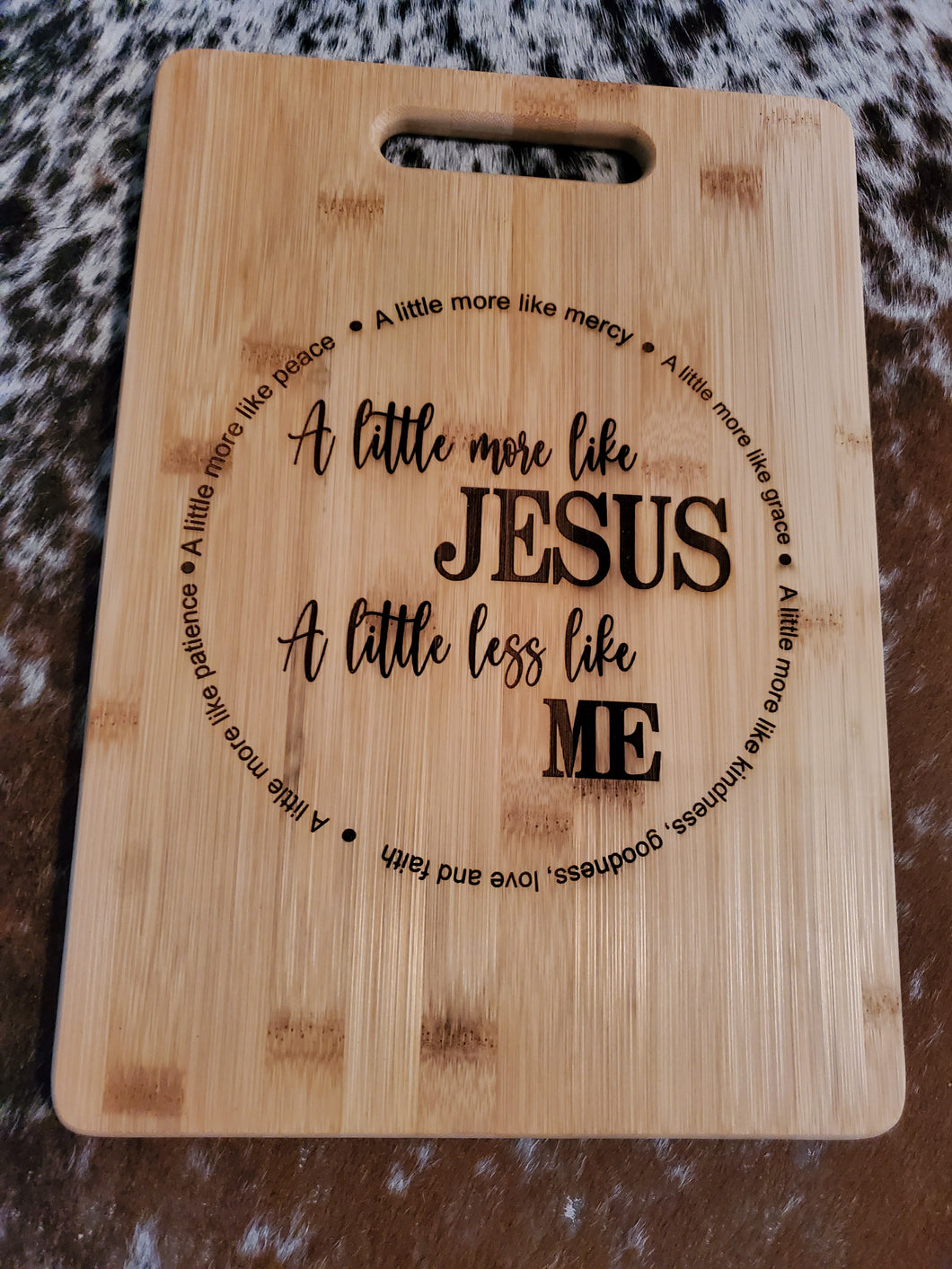 Cutting board more like Jesus