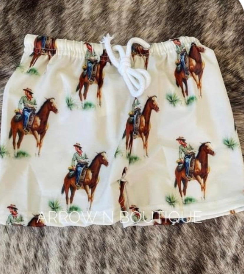 Boys Lone Rider Shorts/Swim Trunks